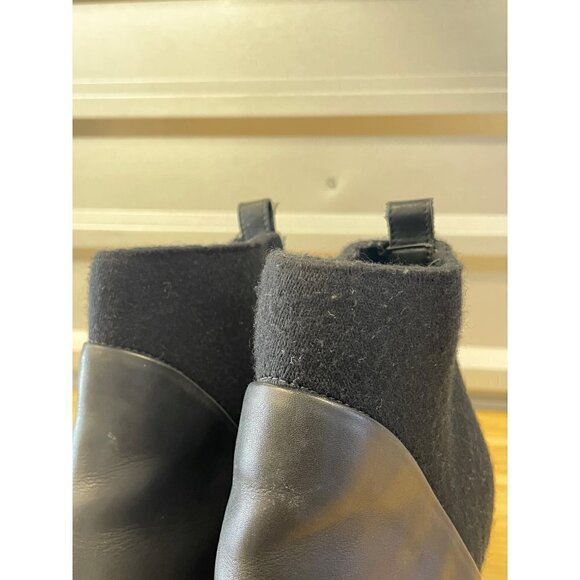 Vince Aren Open Toe Leather Bootie Black Womens Size 8.5 - Picture 12 of 13